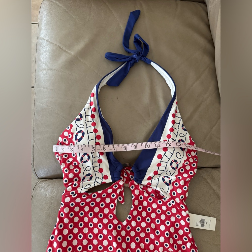 Anthropologie Celandine Everly Cutout One-Piece Swimsuit. Size L. MSRP $128 - Picture 4 of 12